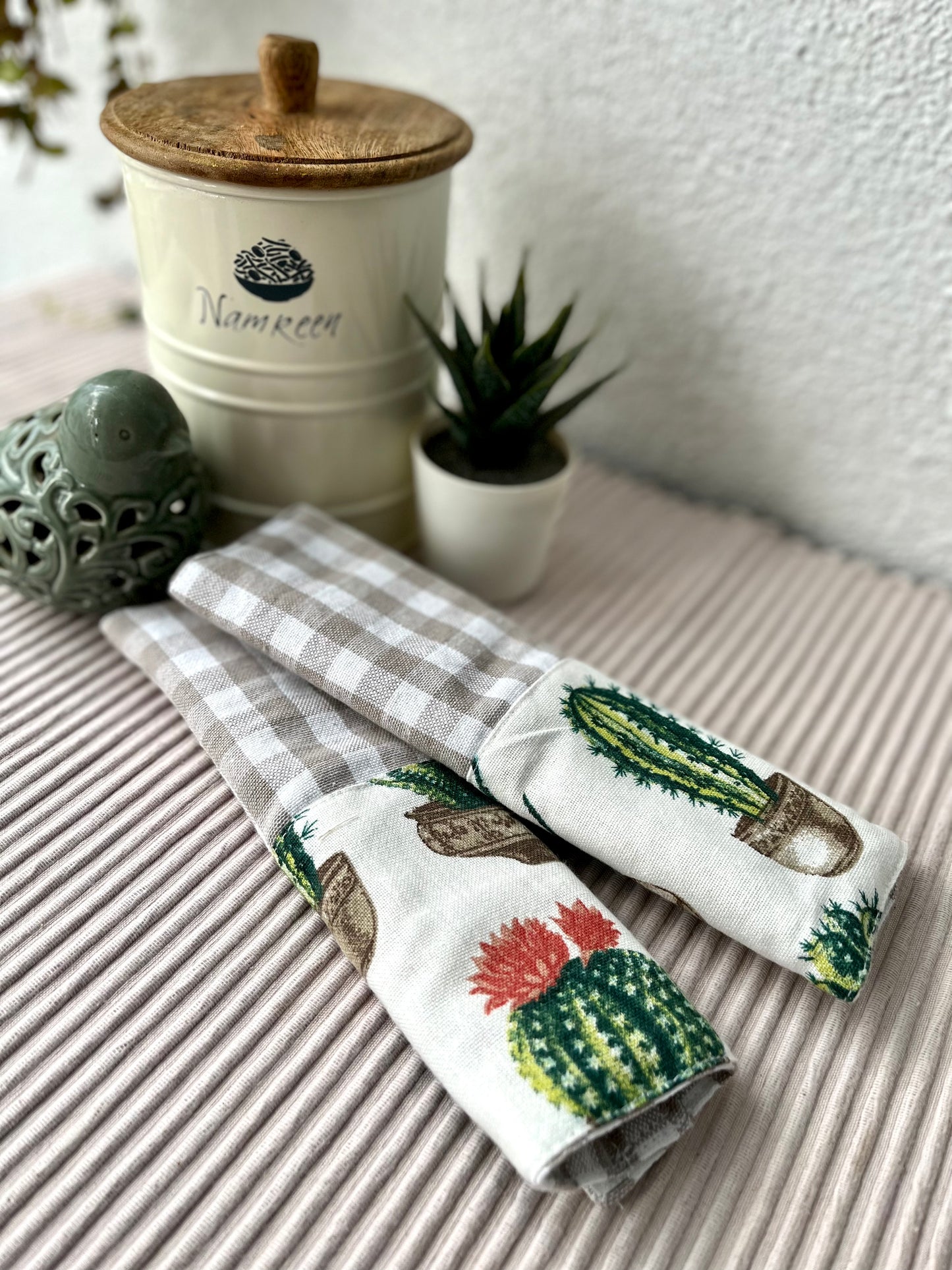 Fridge Handle Covers - Succulents