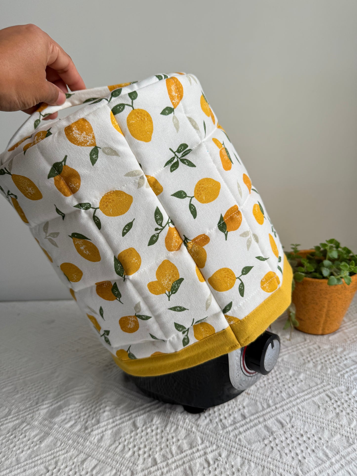Mixer Grinder Cover ( Round ) - Tiny lemons