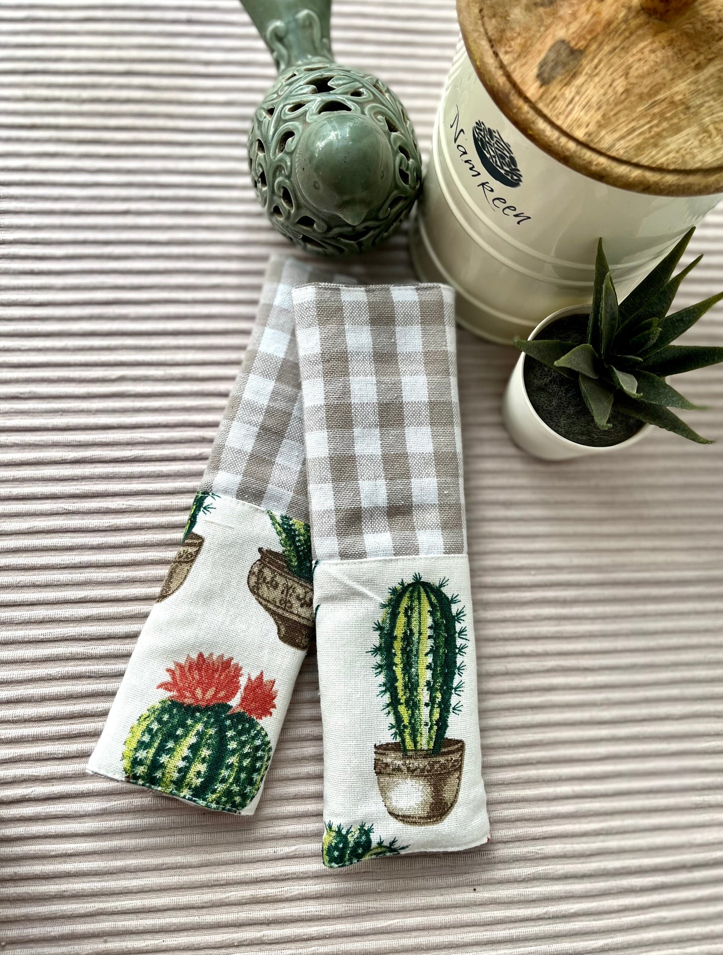 Fridge Handle Covers - Succulents
