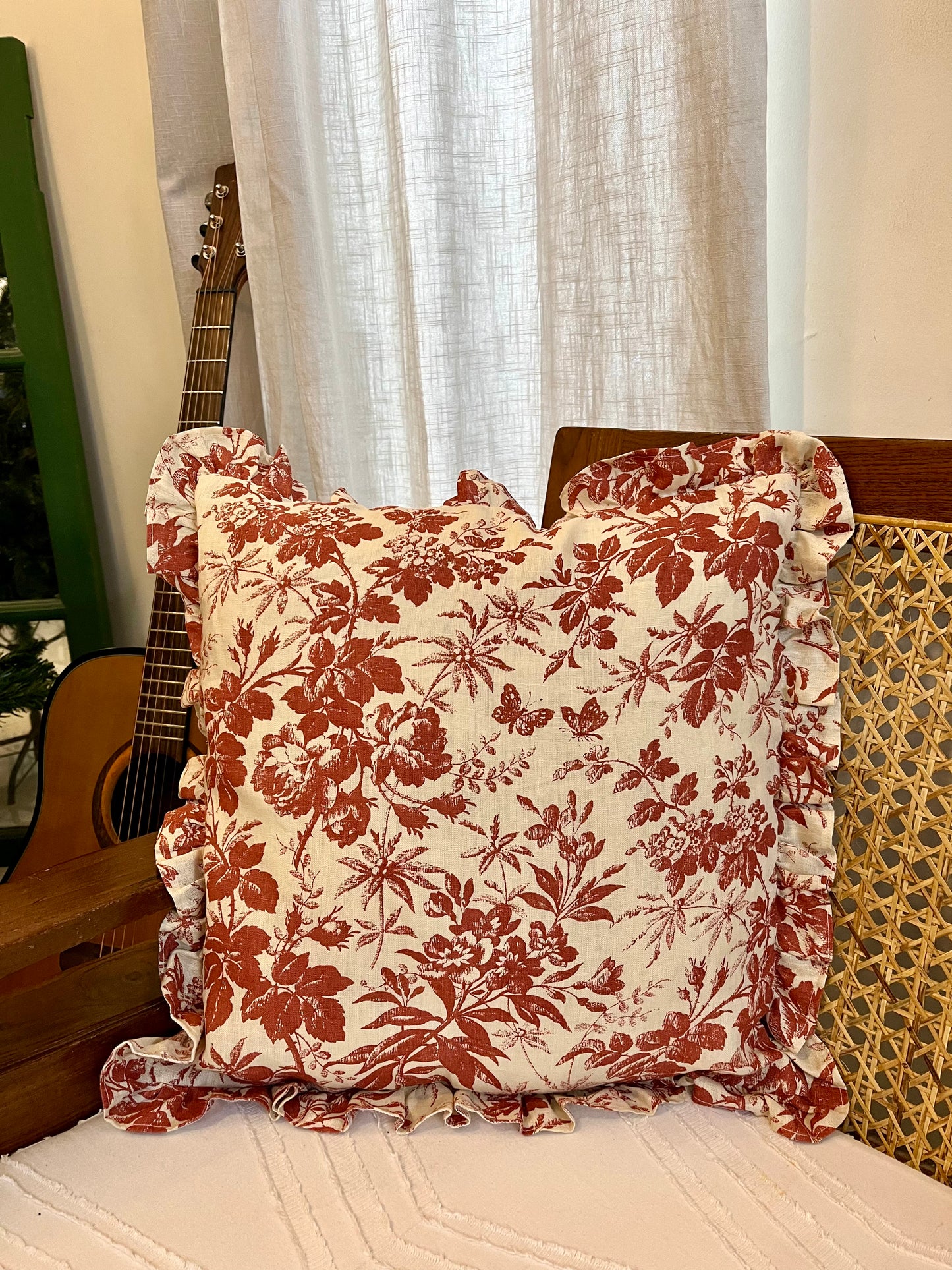 Cushion cover - Sunset Toile