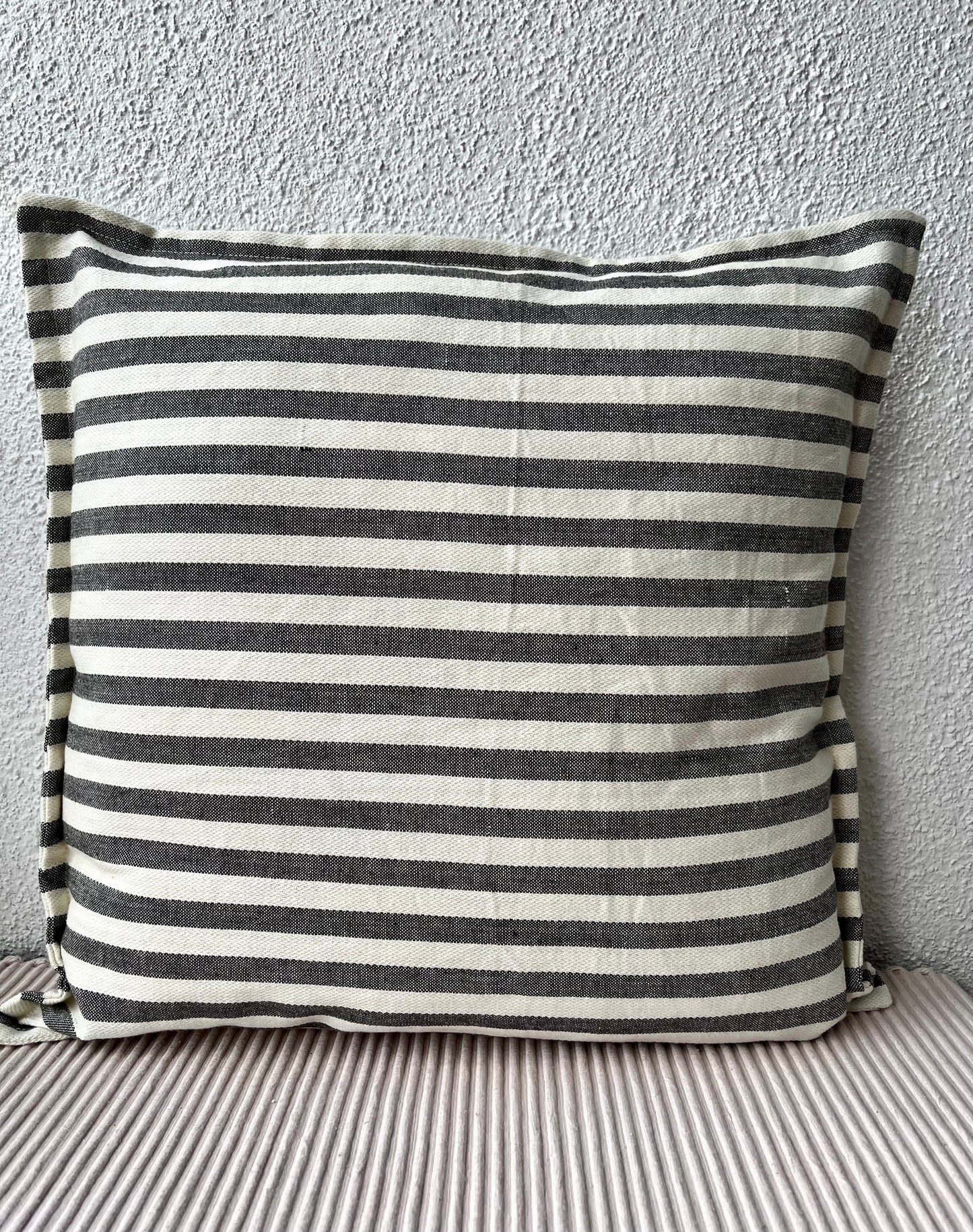 Cushion Cover - Grey n Stripes