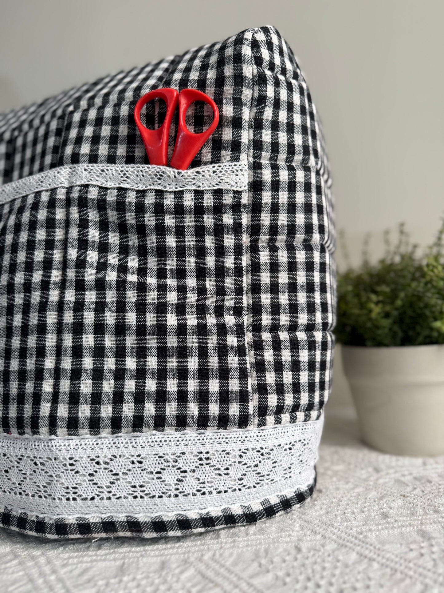 Sewing Machine Cover - Monochrome