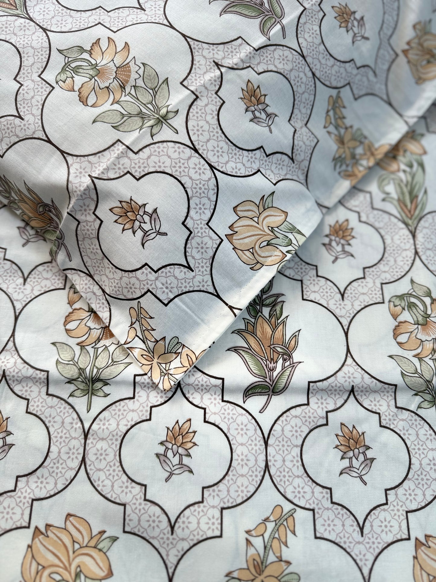 Bedsheet - Yellow Flowers ( King )