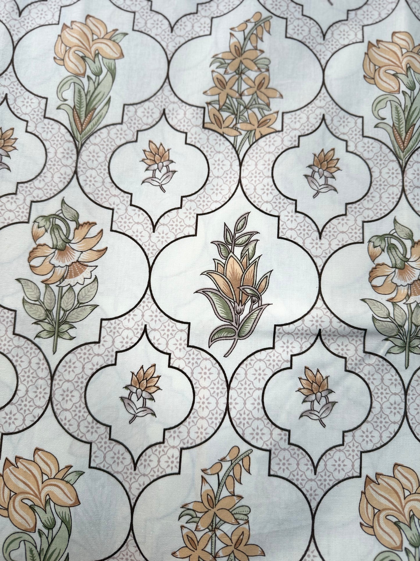 Bedsheet - Yellow Flowers ( King )