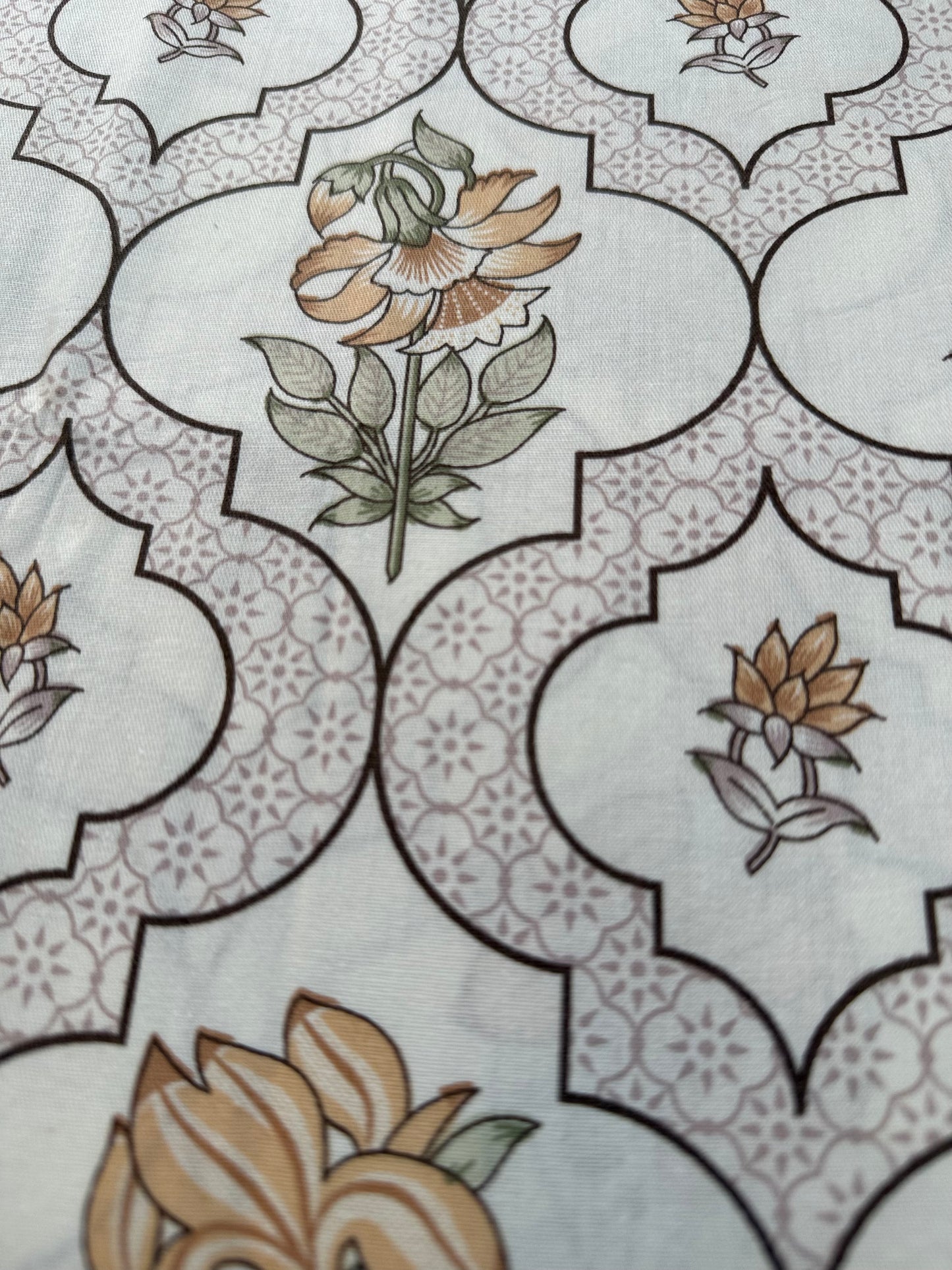 Bedsheet - Yellow Flowers ( King )