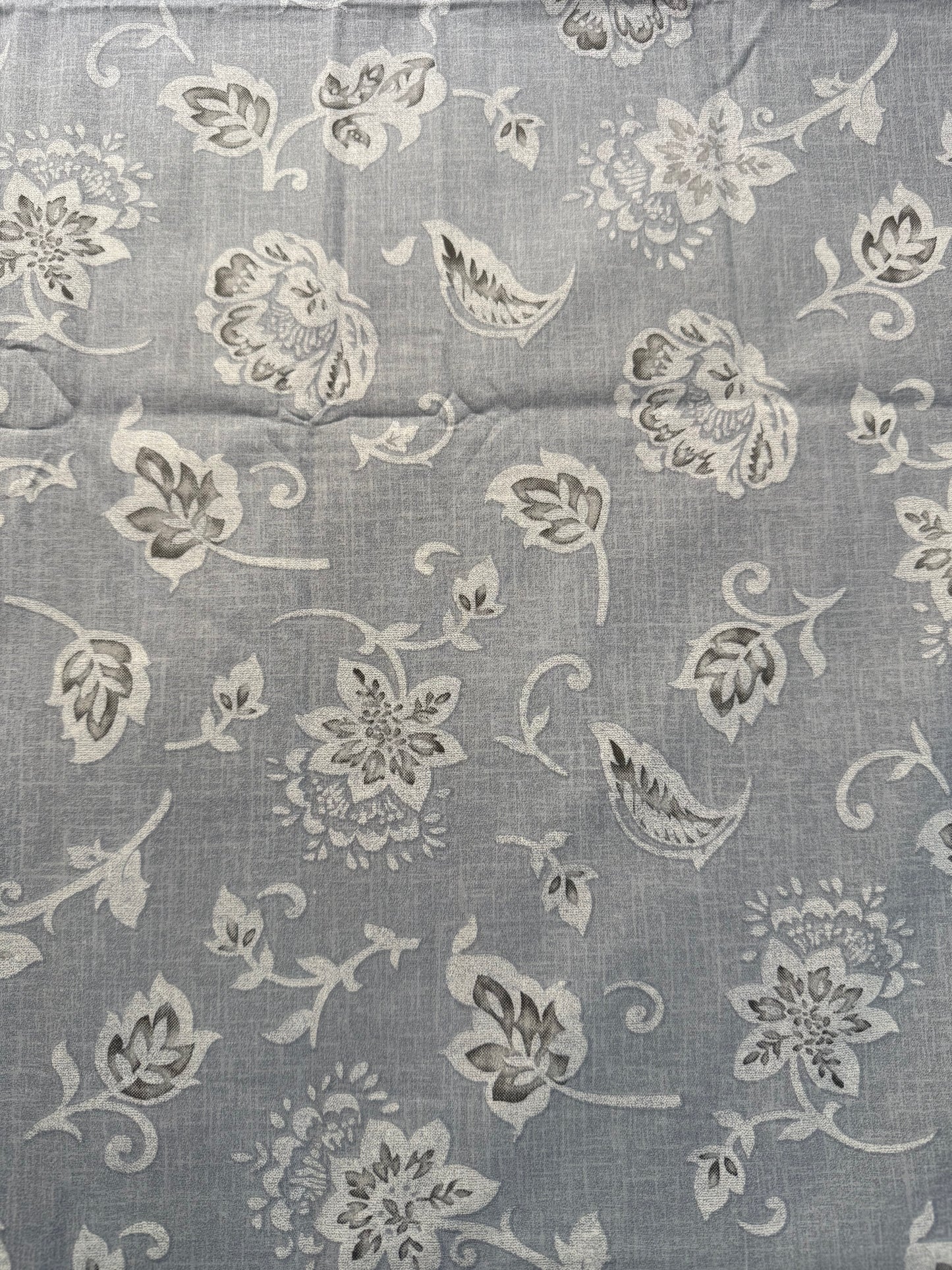 Bedsheet- Blossoms on blue