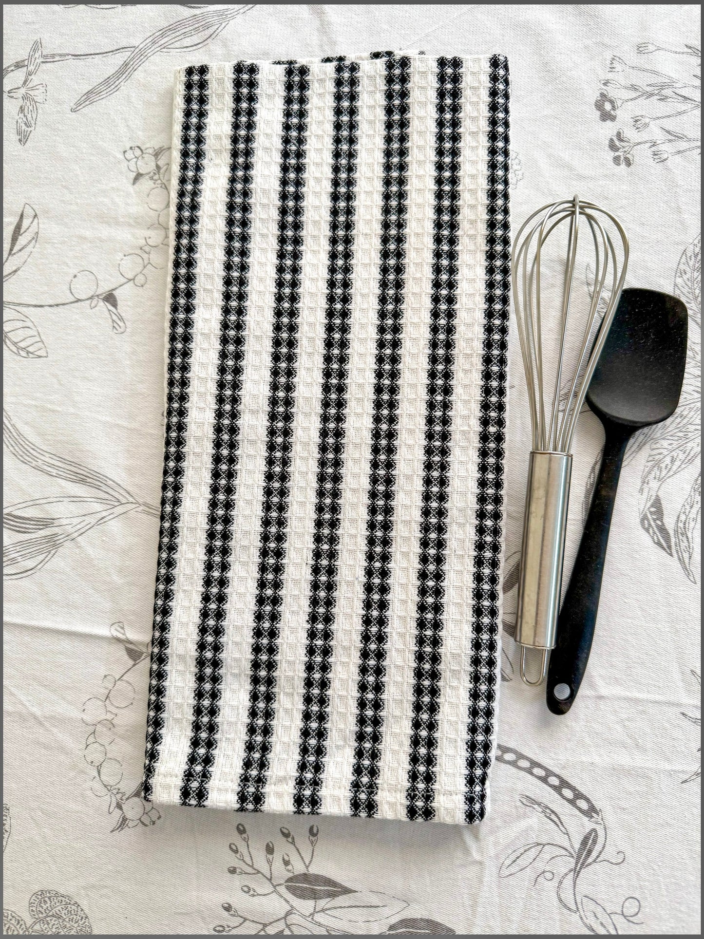 Kitchen Towel - Citrus & Honeycomb Stripes
