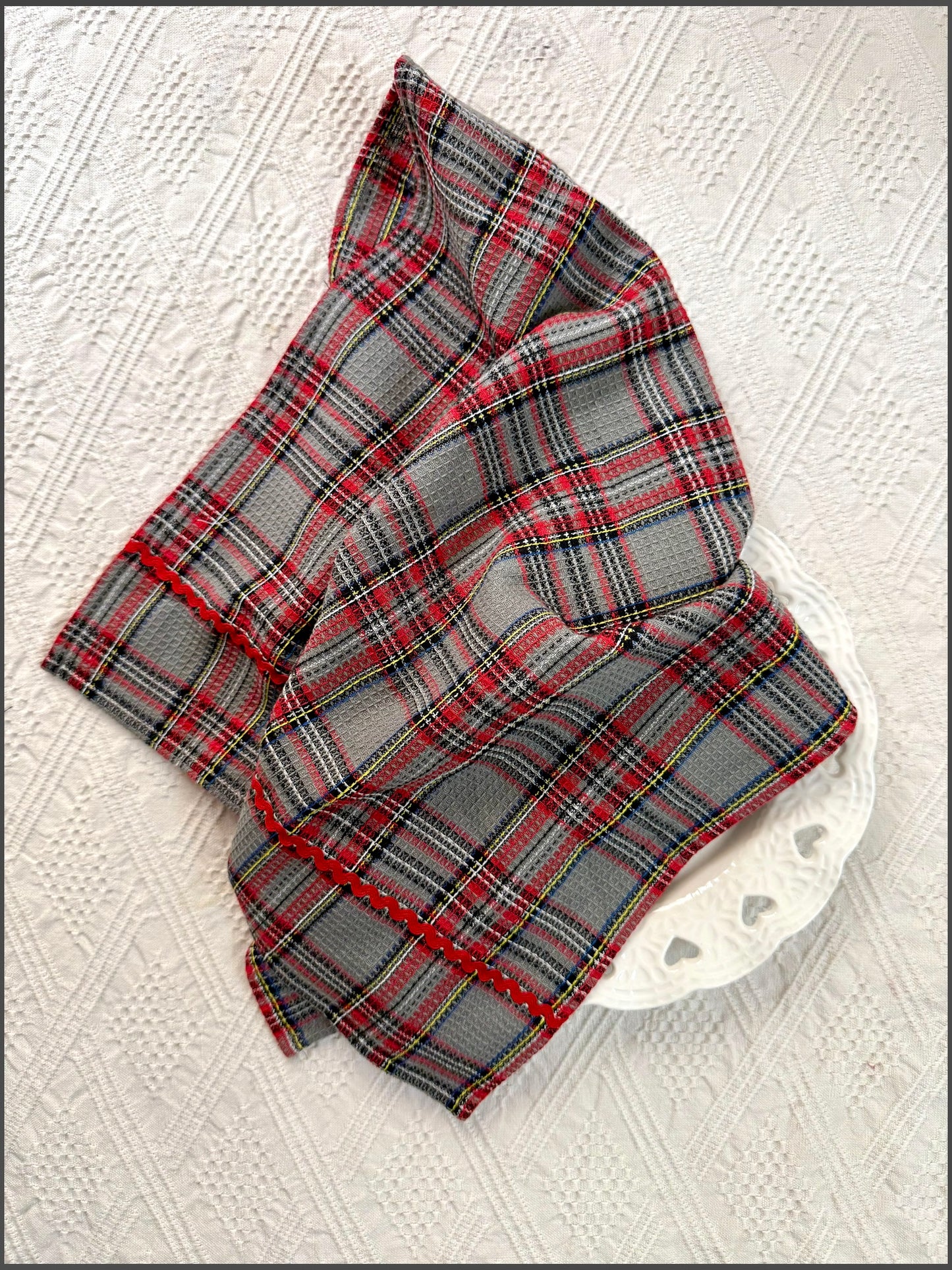 Kitchen Towel - Grey Plaid