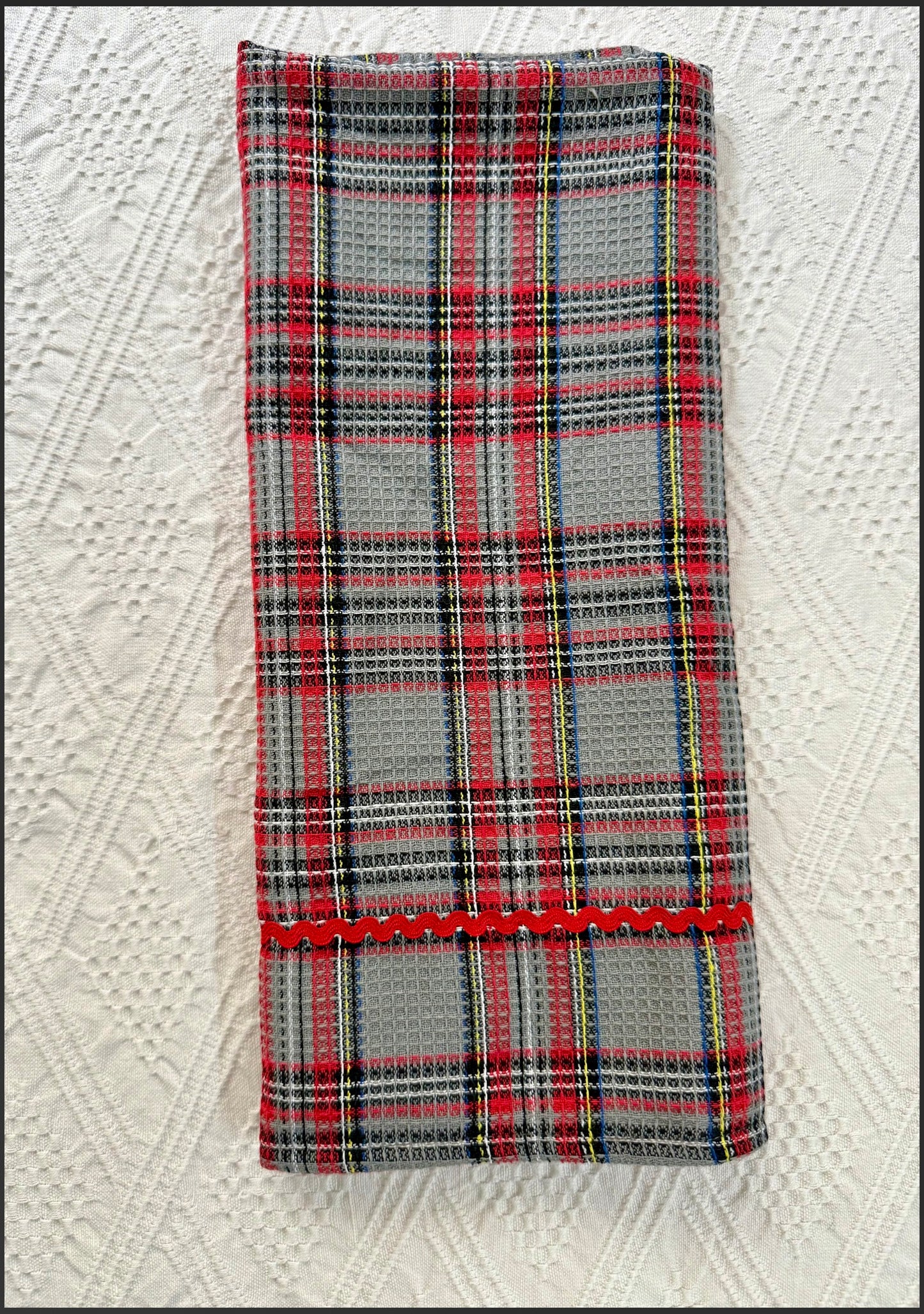 Kitchen Towel - Grey Plaid