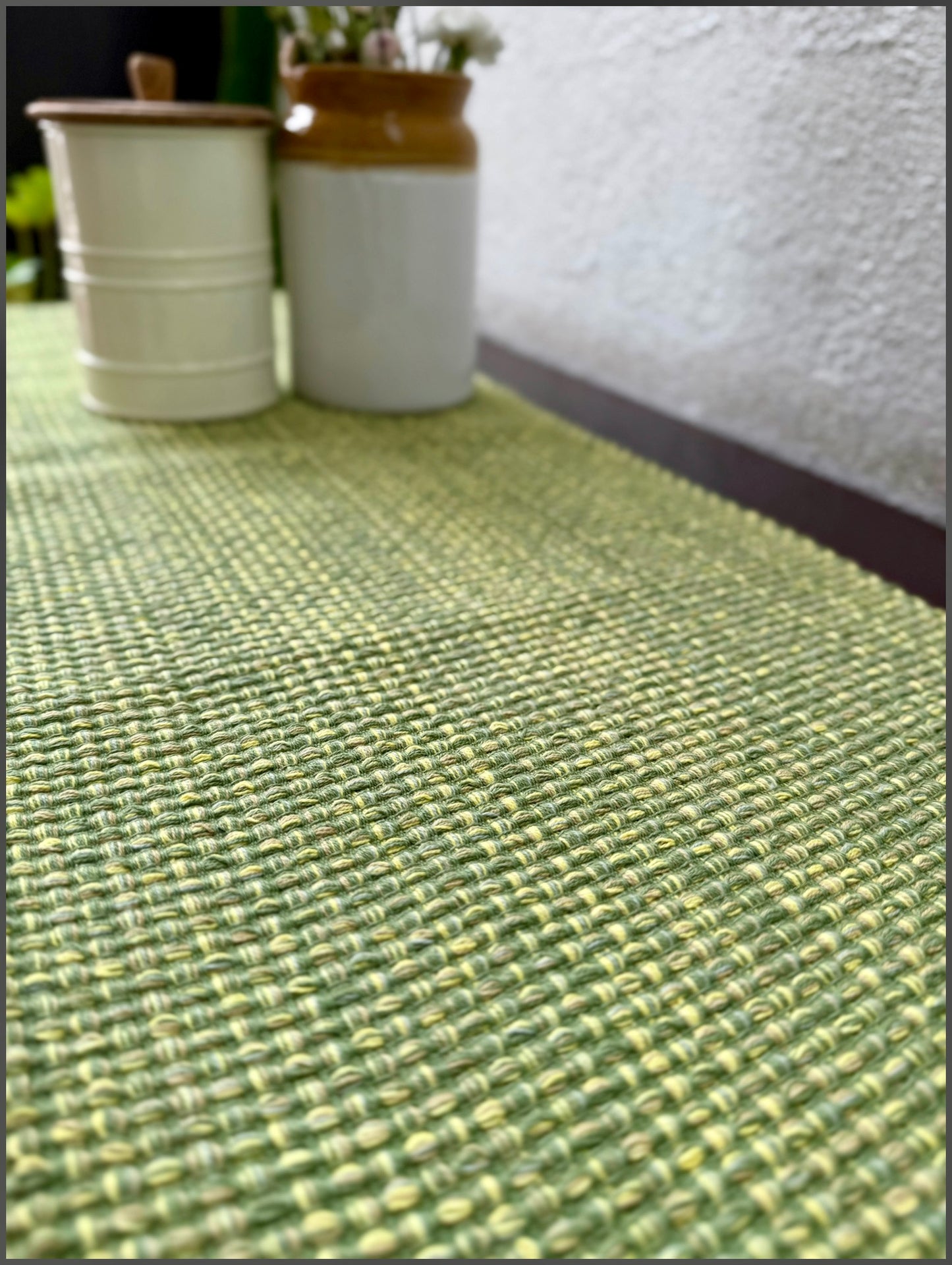 Runner - Lemon Green & Tassles
