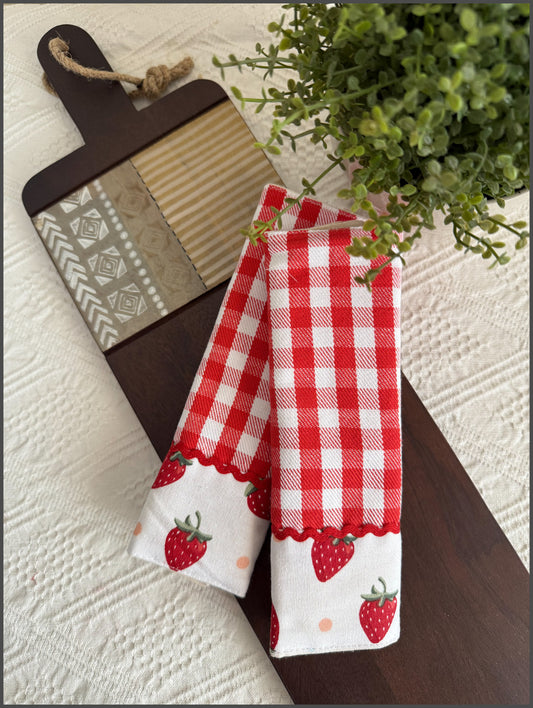 Fridge Handle Cover - Tiny Strawberries