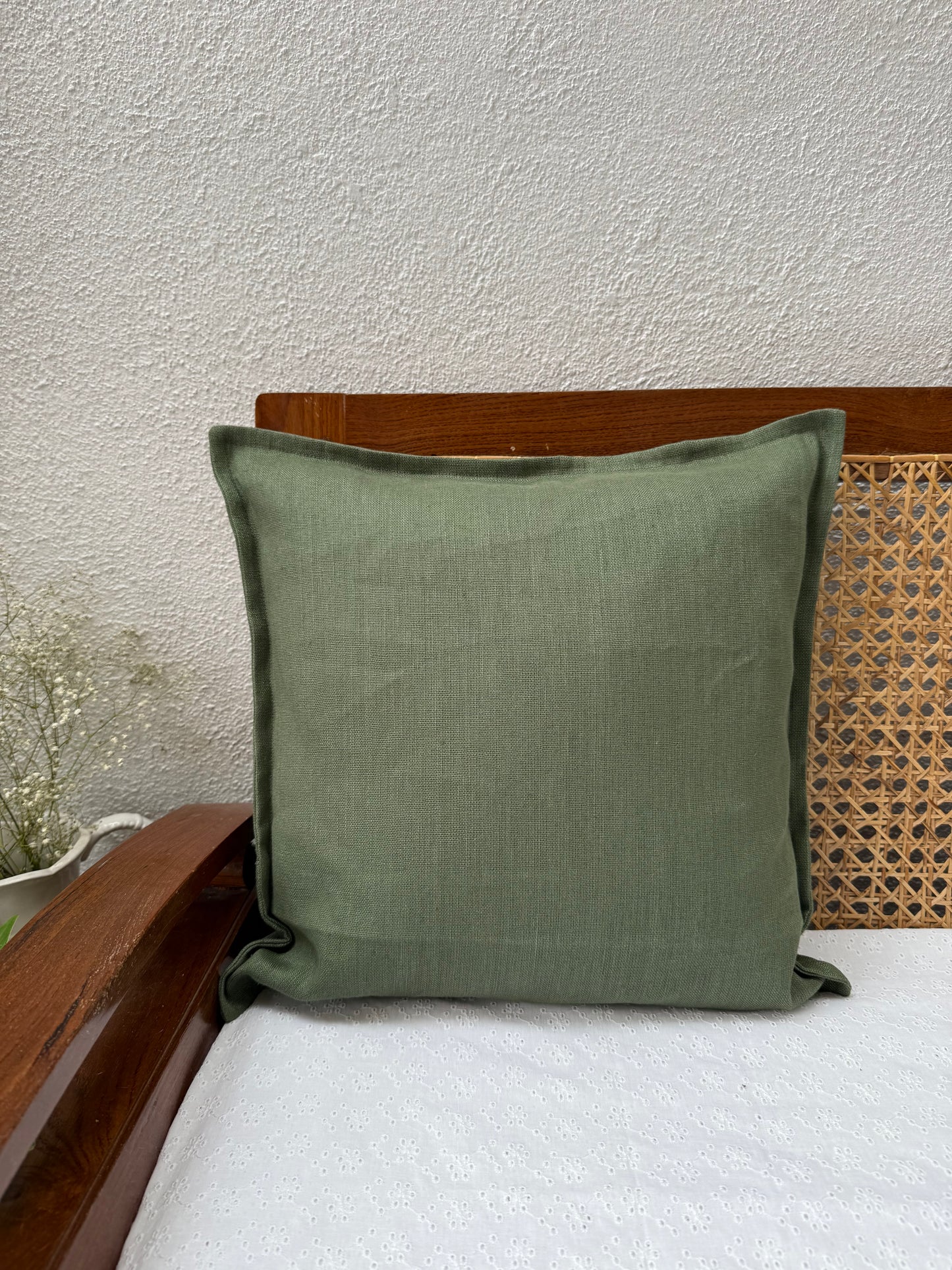 Cushion Cover - Solid Green