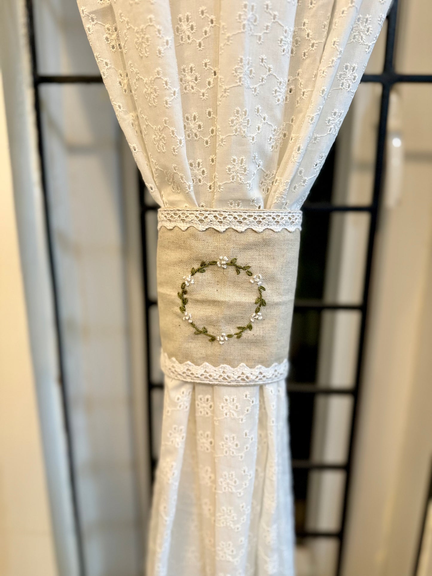 Curtain Tieback - Evergreen ( set of 2)