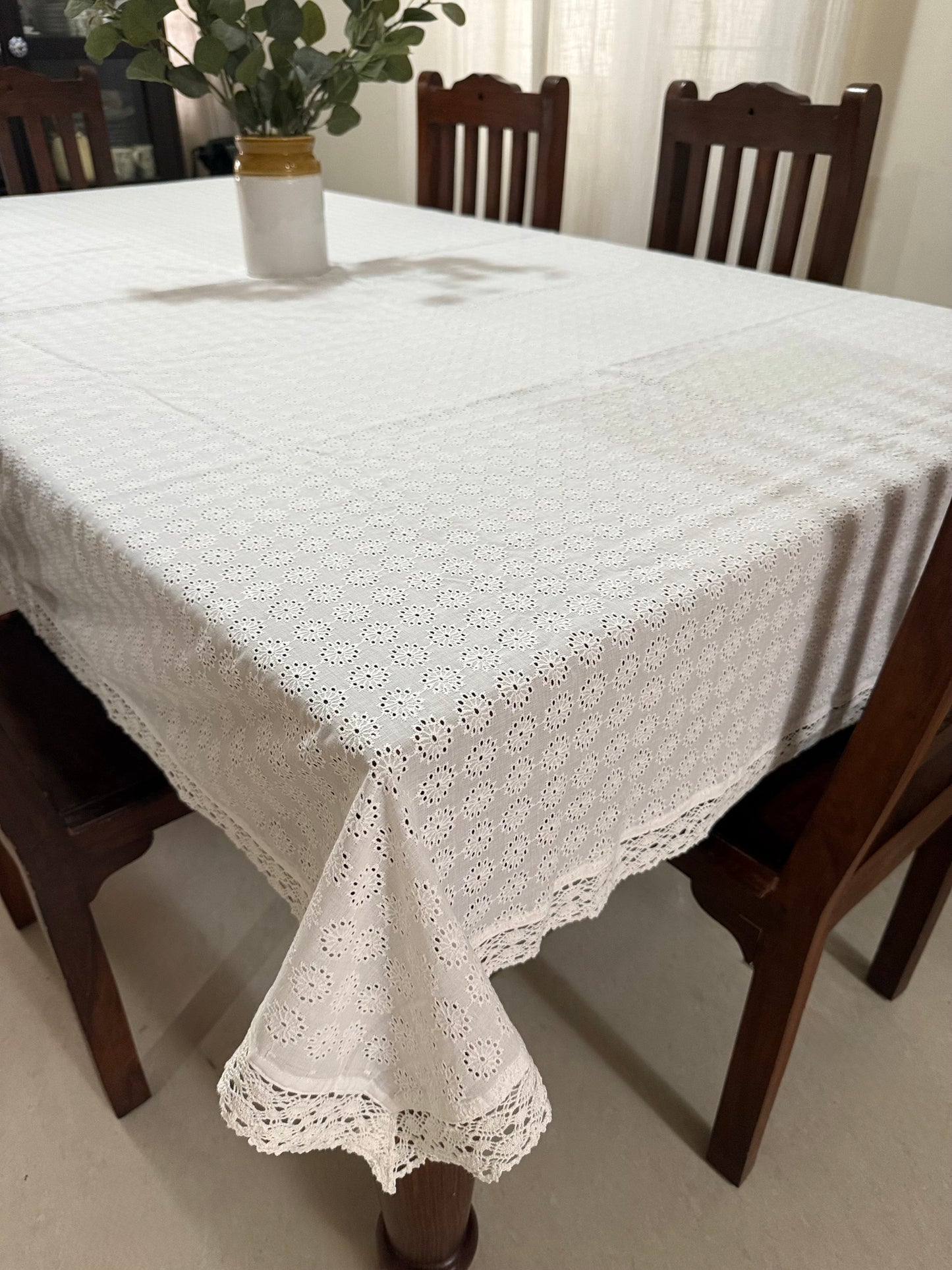 Tablecloth- Hakoba In White