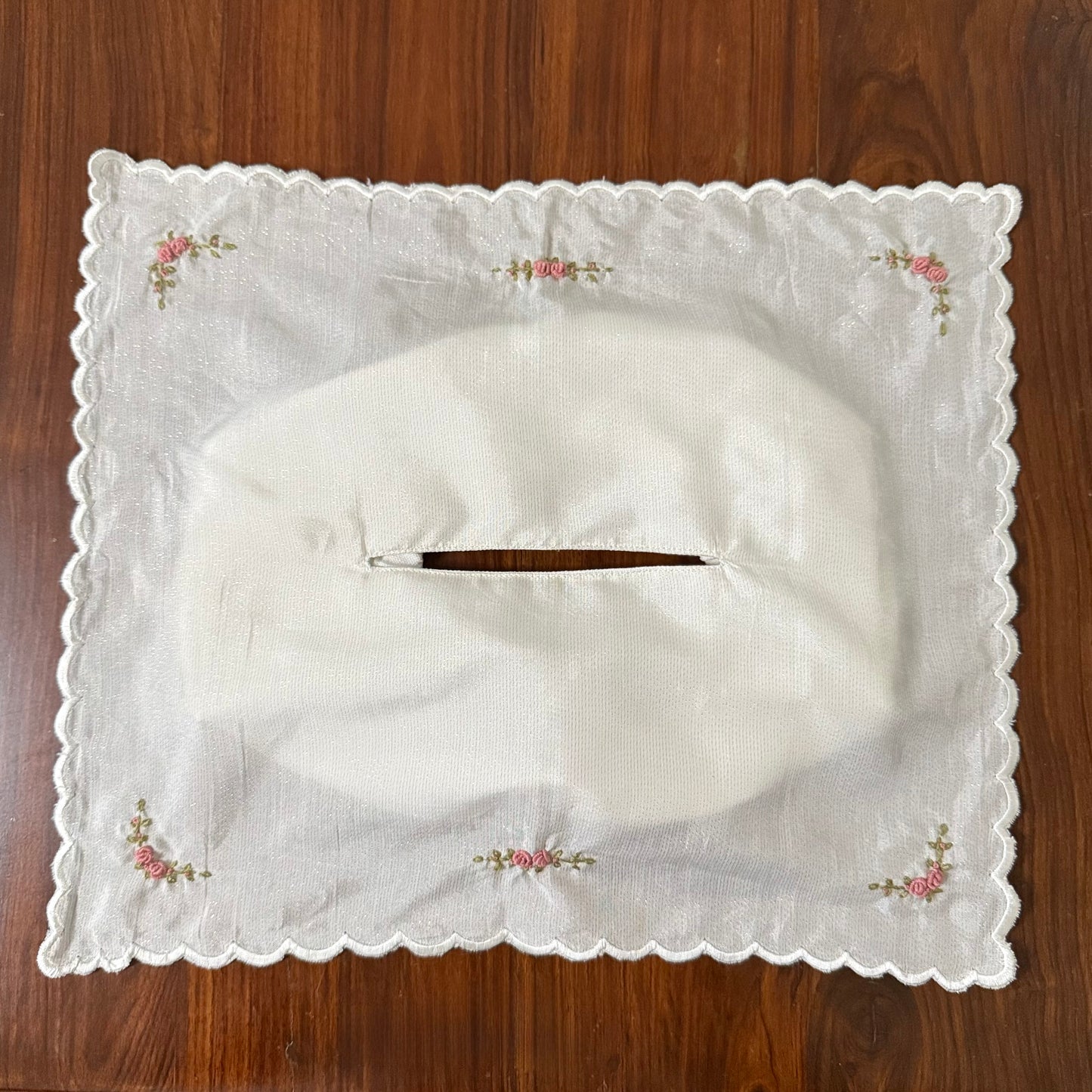 Tissue Box Cover- Pink Roses