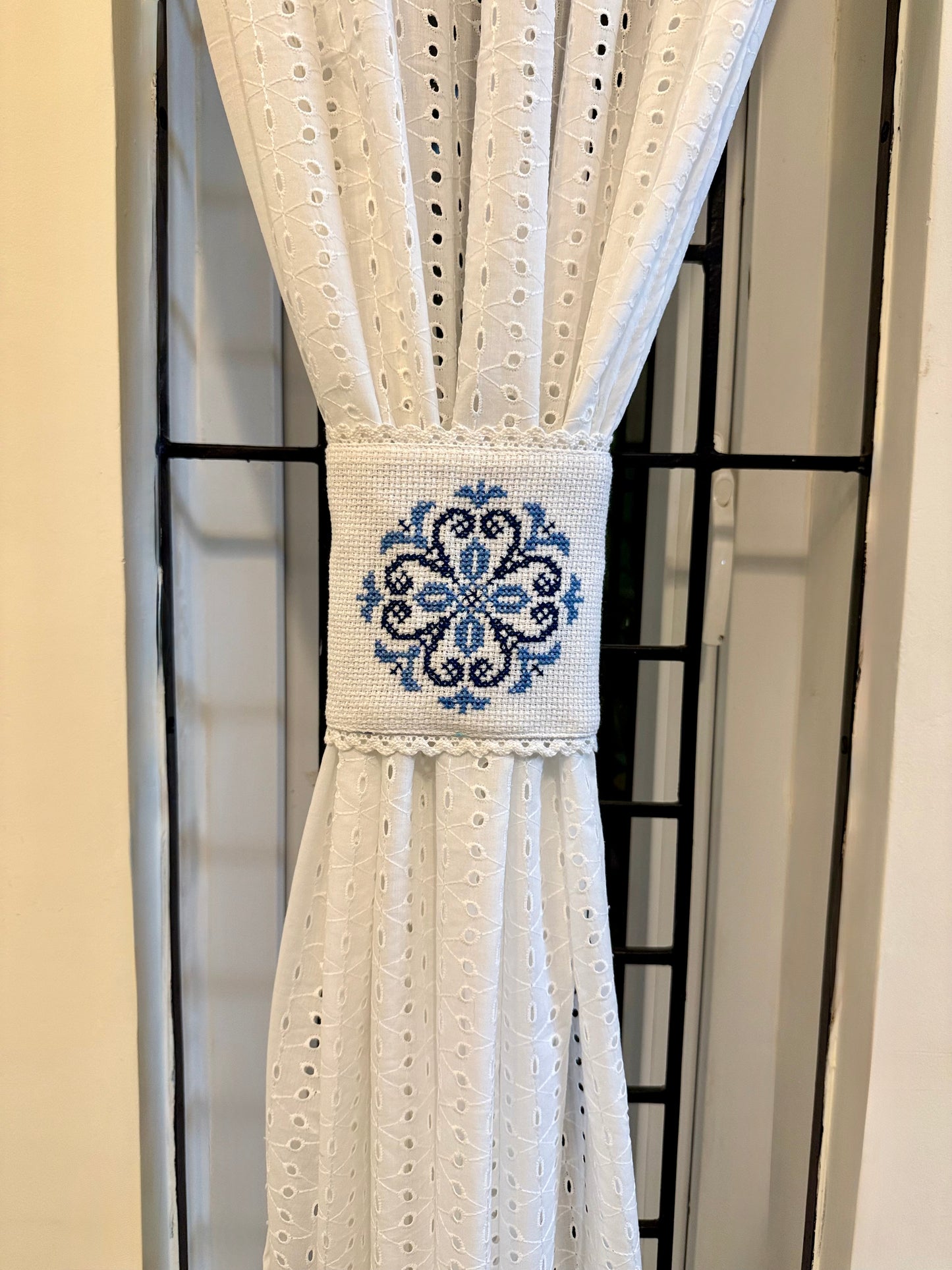 Curtain Tiebacks - Shades of Blue