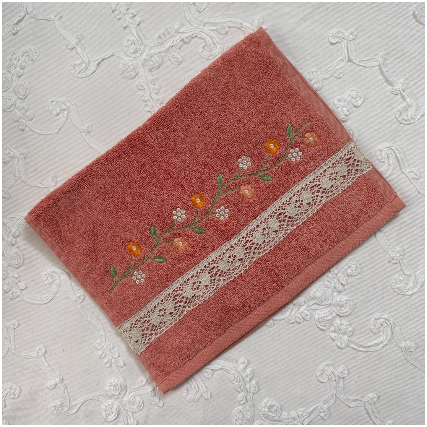 Hand Towel - Peach Peach