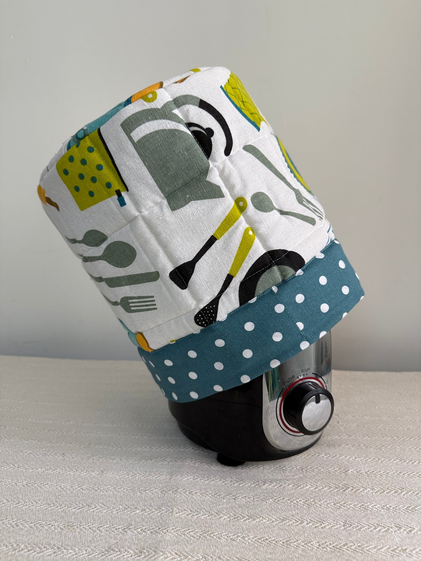 Mixer Grinder Cover - Blue Kitchen