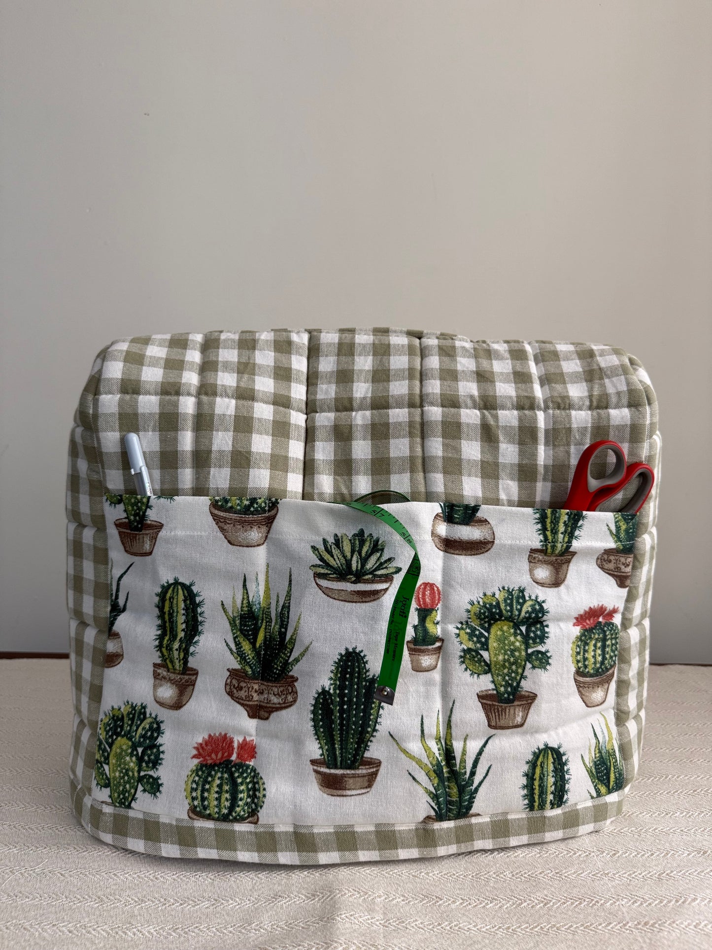 Sewing Machine Cover - Cacti