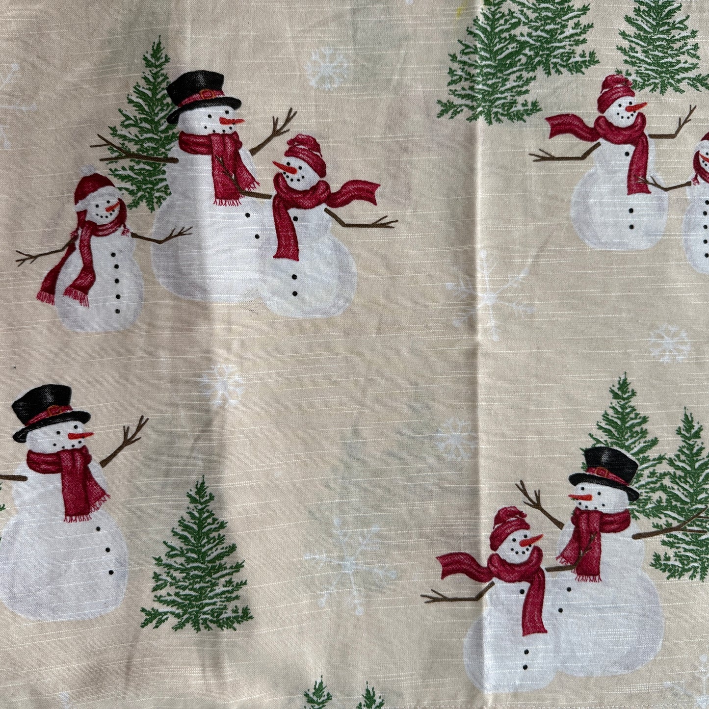 Christmas Bedsheet - Snowman (King)