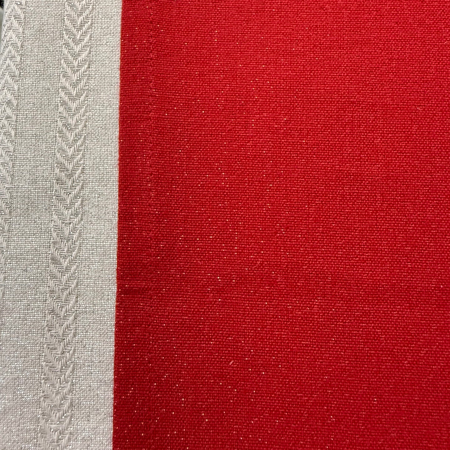 Christmas Runner - Shimmer in Solid Red