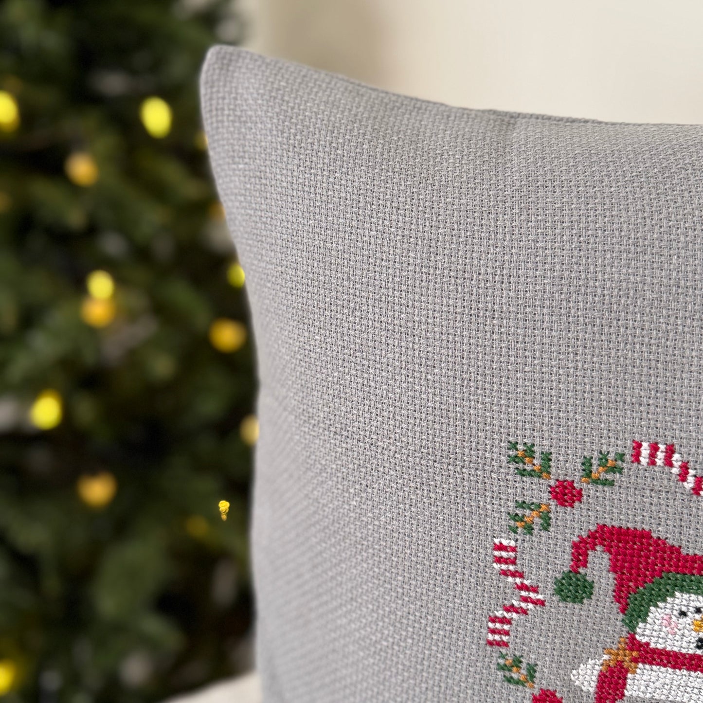 Christmas Cushion COver -FA LA LA