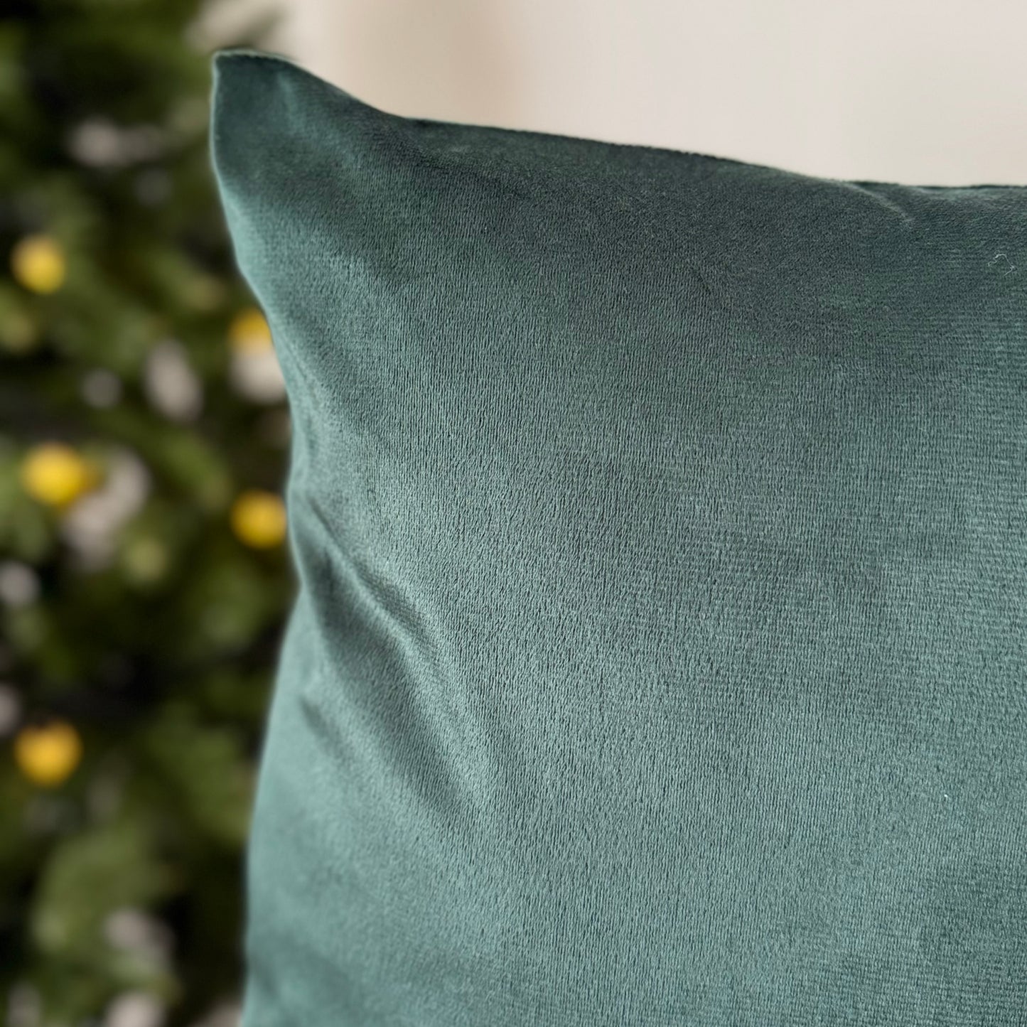 Christmas Cushion Cover - Royal Green