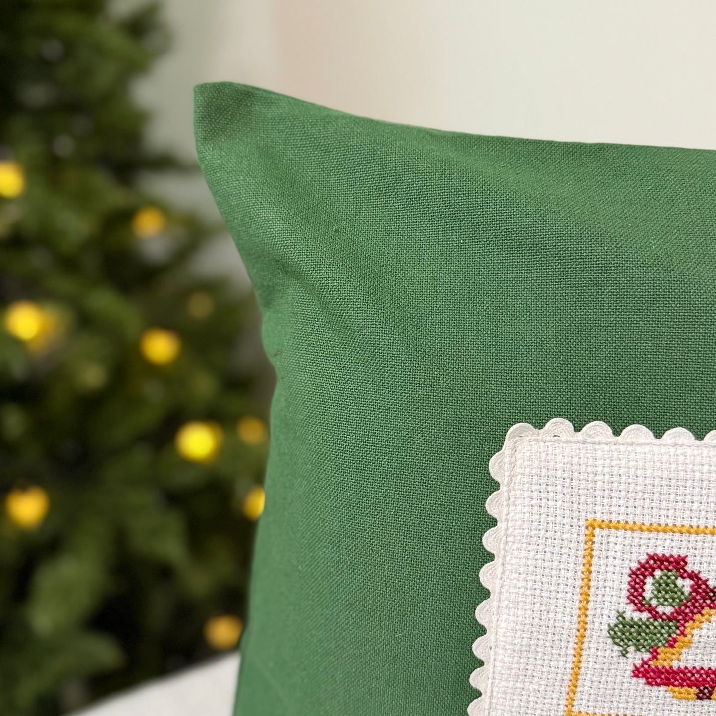 Christmas Cushion Cover - Bells
