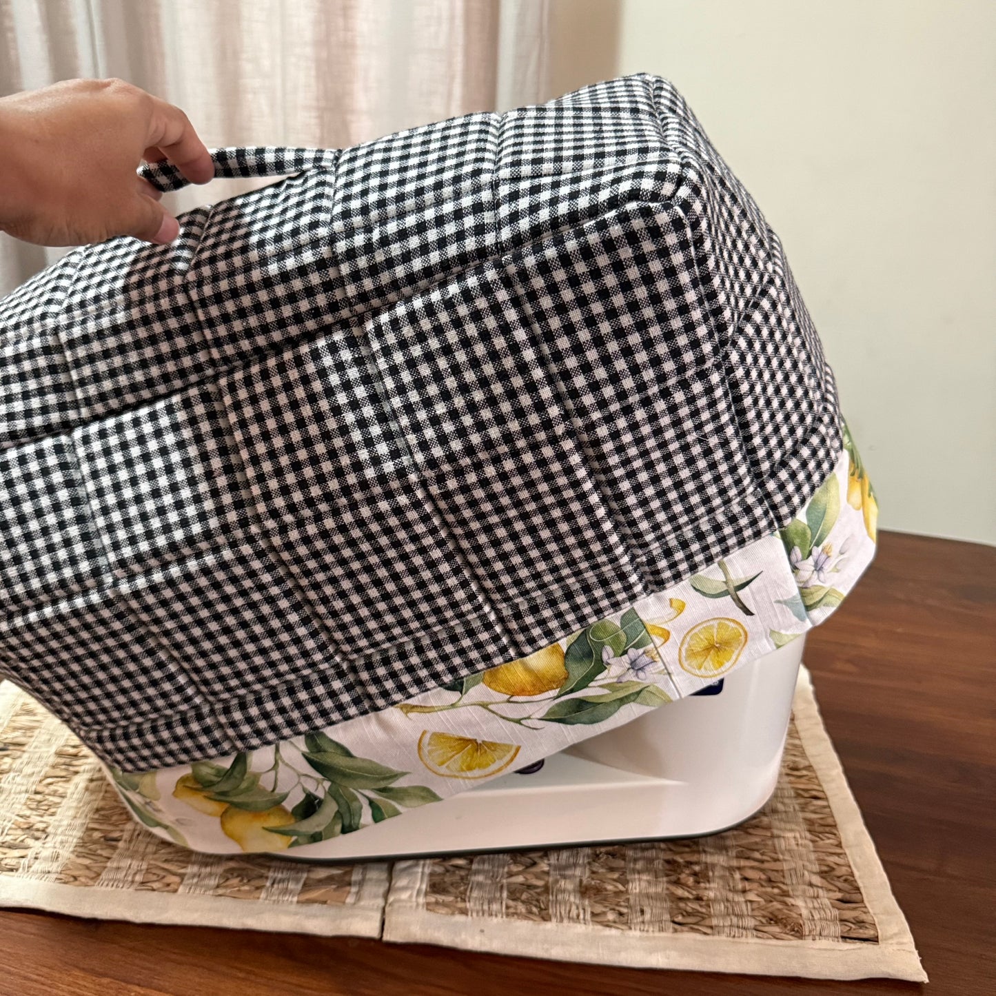 Wet Grinder Cover -Lemons