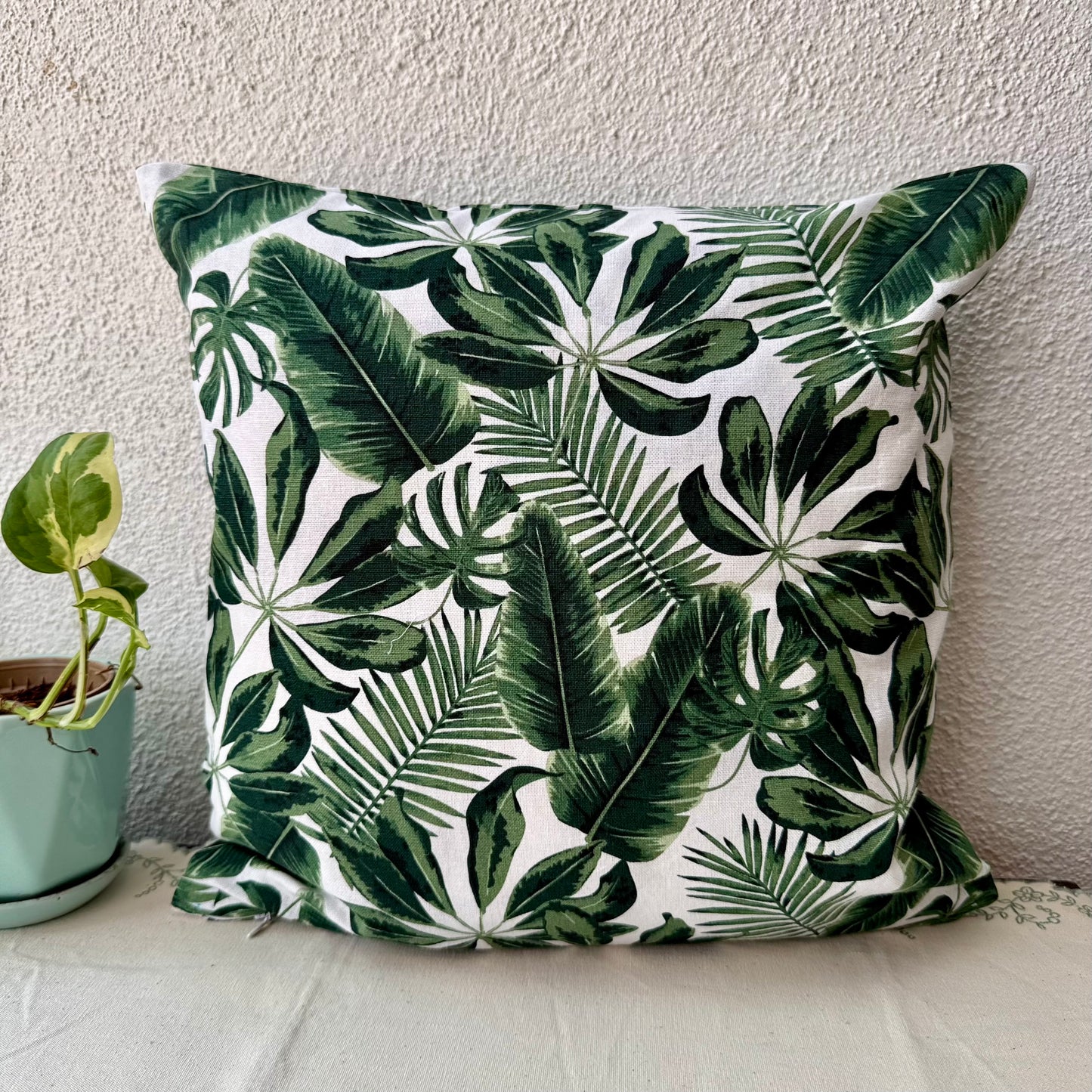 Cushion Cover - Leaf art