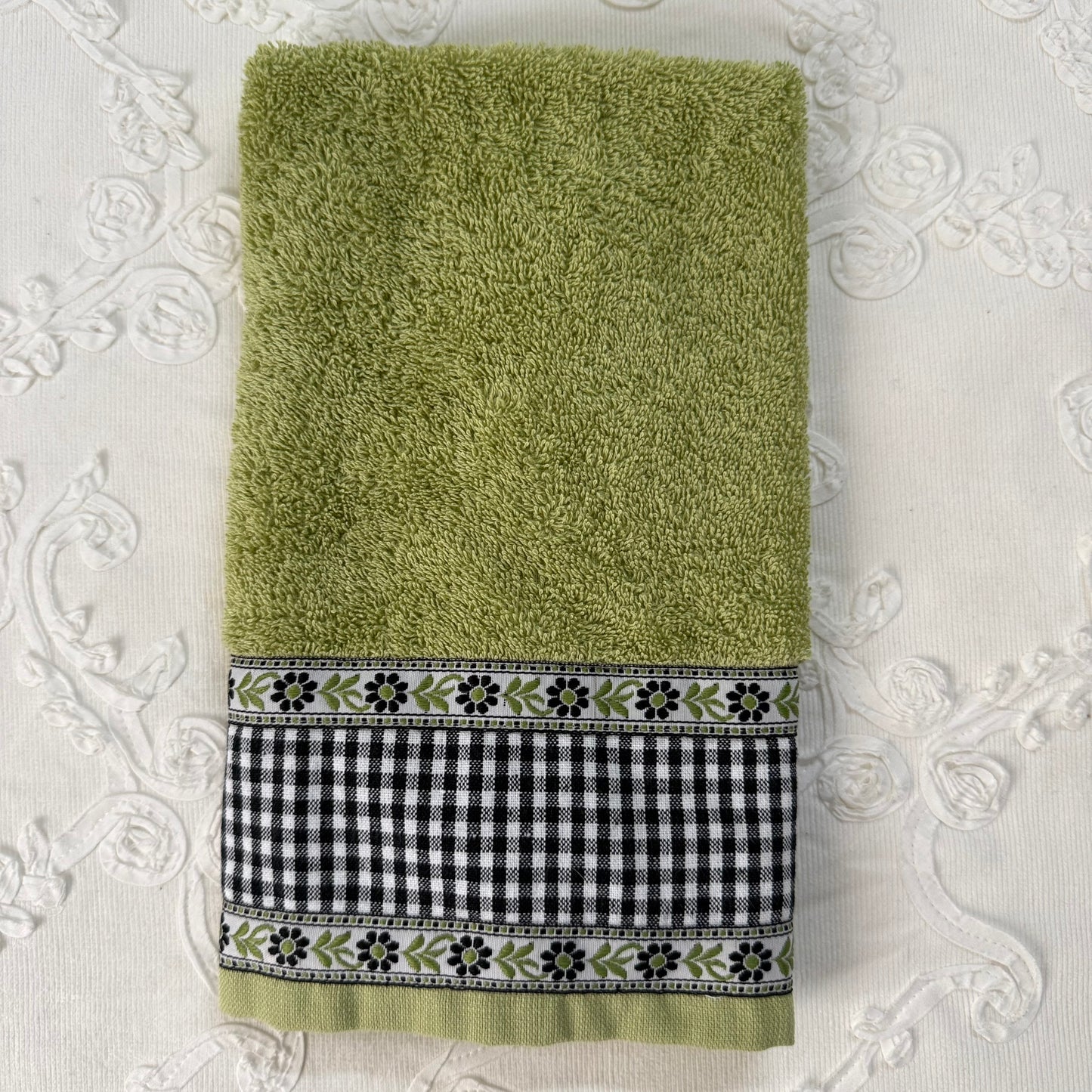 Hand Towel - Lemony Greens