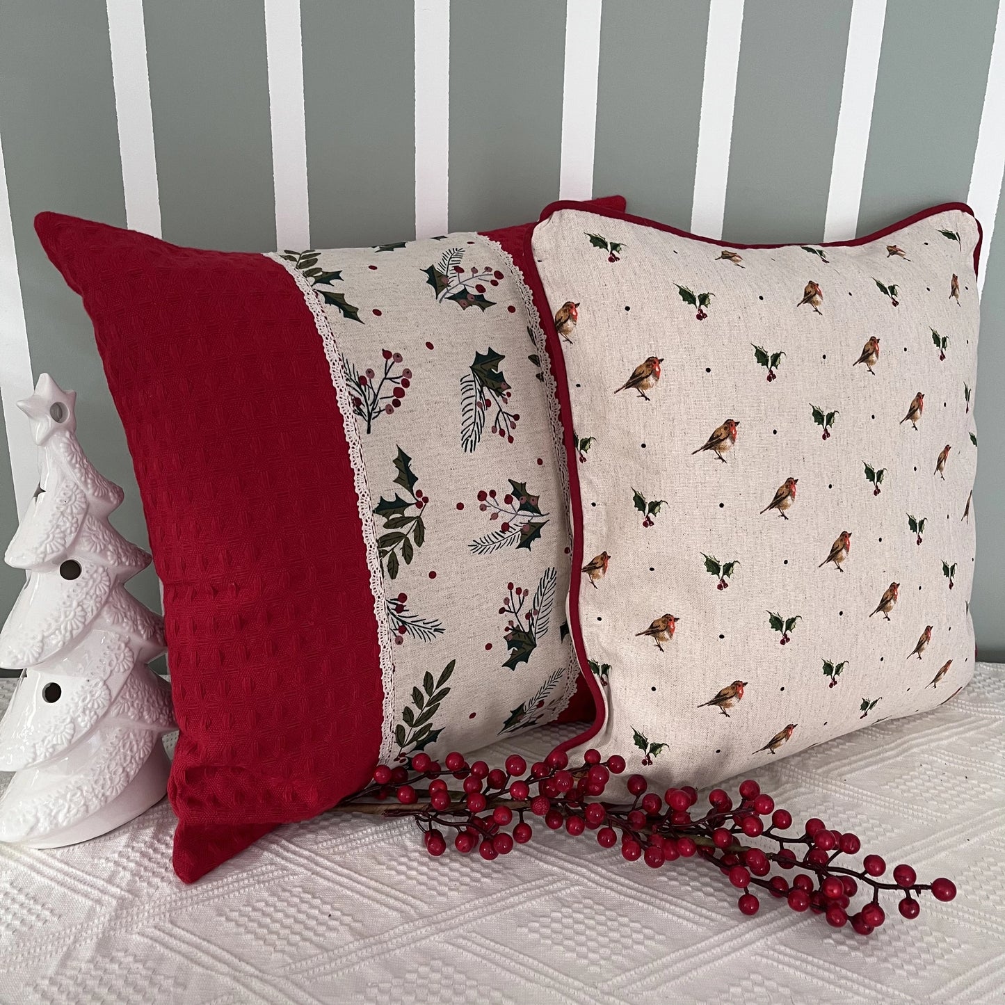 Cushion Cover- Christmas Robin