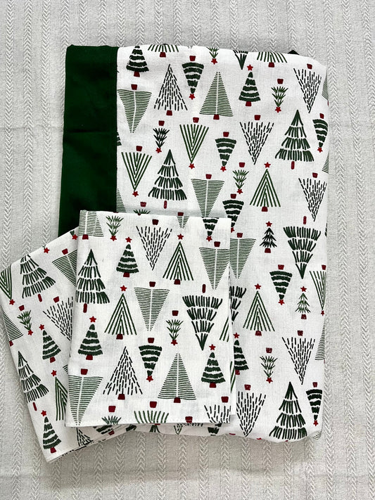 Christmas Bedsheet - All trees