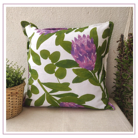 Cushion Cover - Lilac Flowers