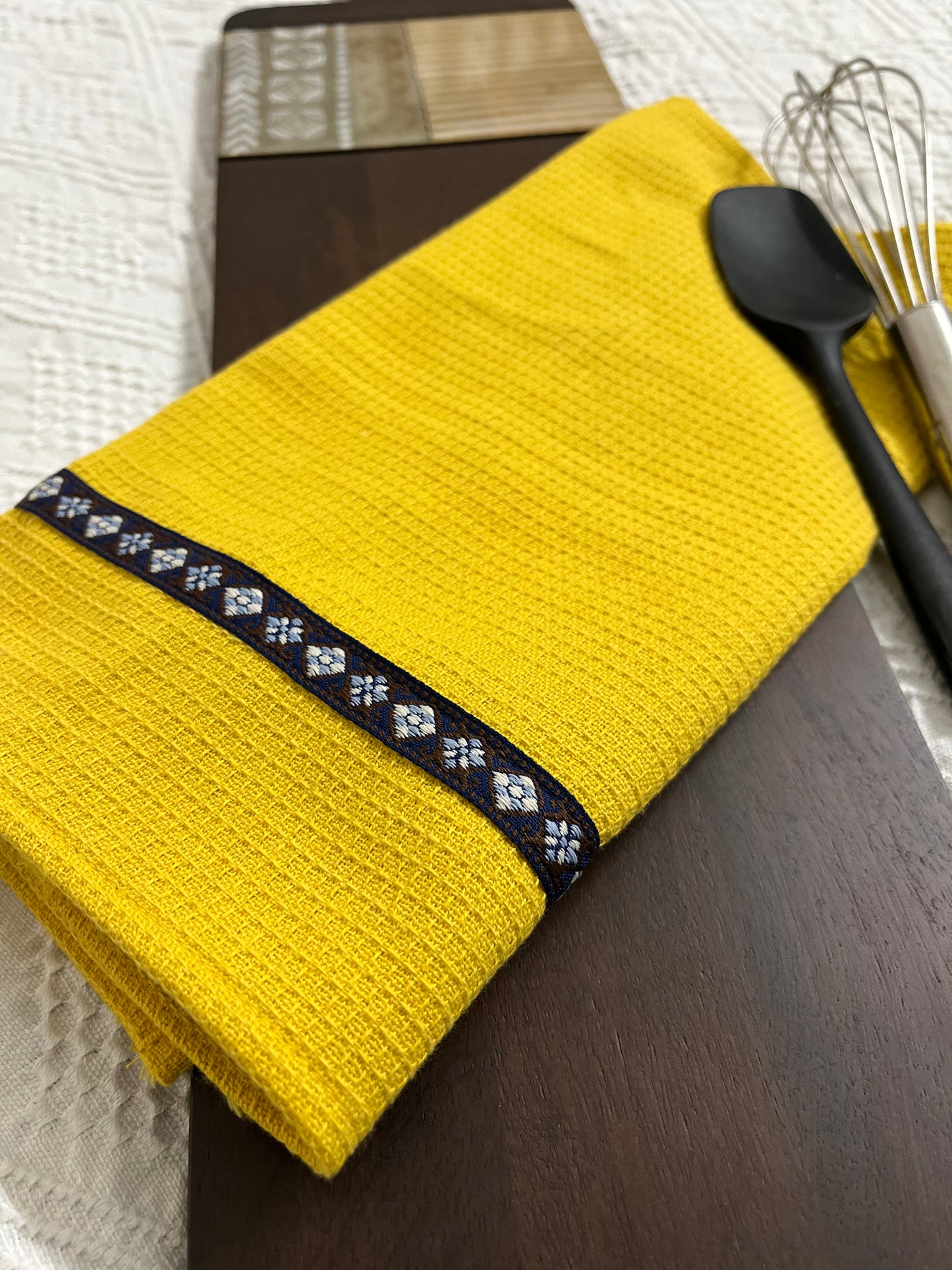 Kitchen Towel - Mustard hues