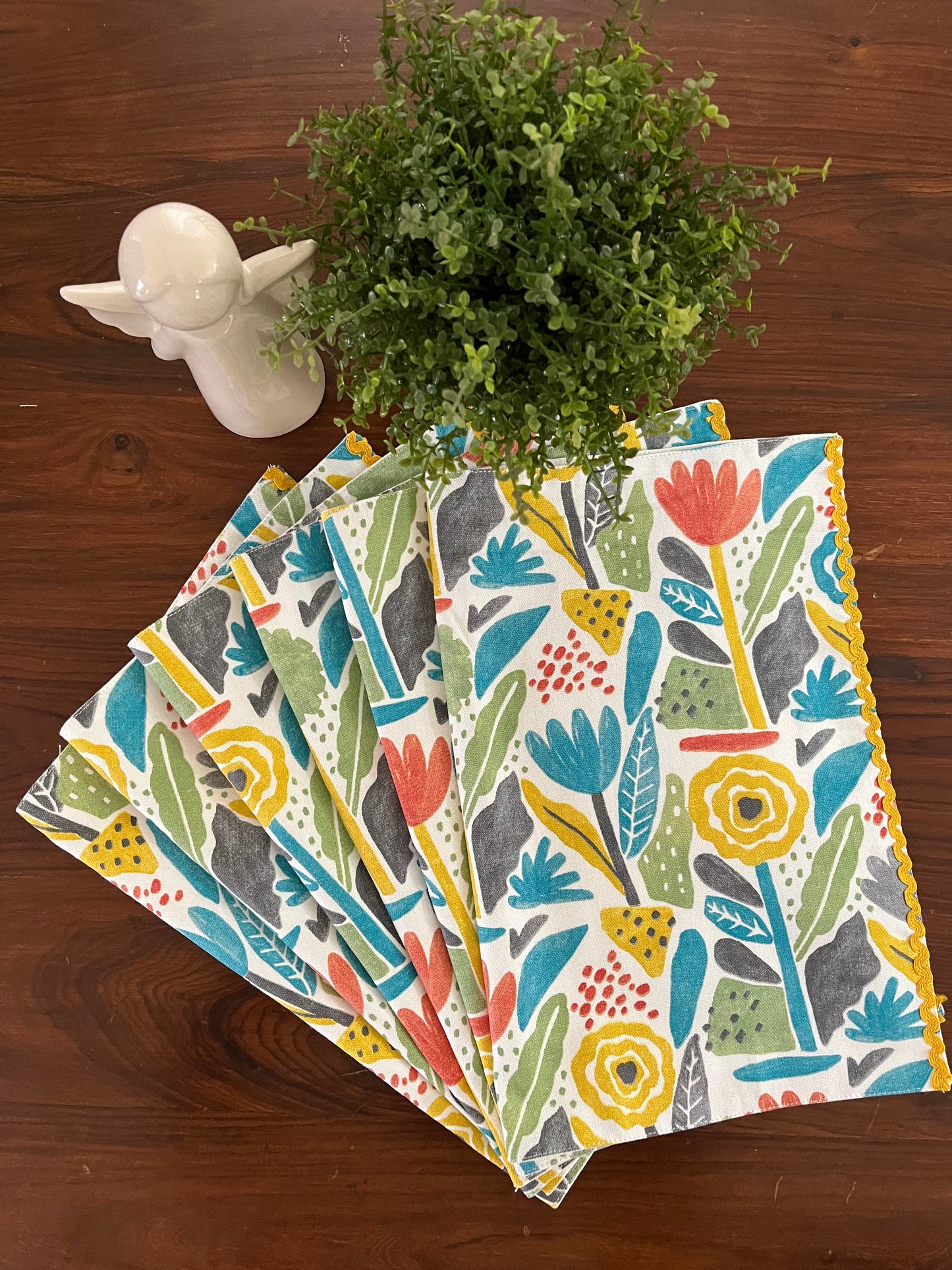 Placemats -  Yellow poppies