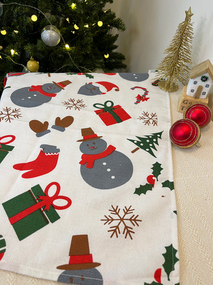 Christmas Kitchen Towel - Snowman