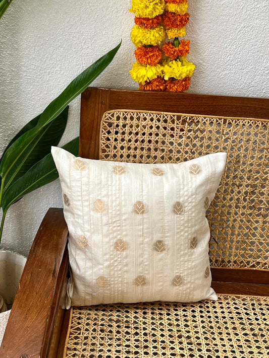 Cushion Cover - Ivory & Rose