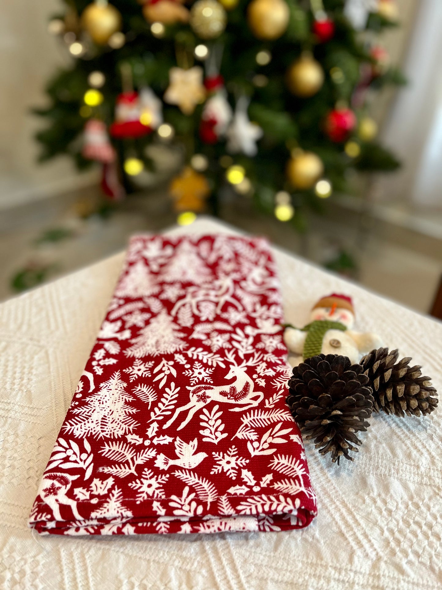 Christmas Hand Towel- Oh Christmas