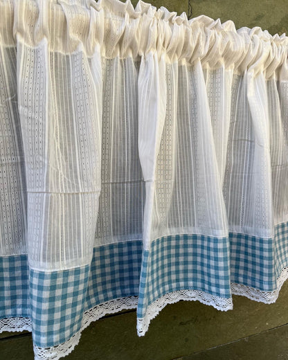 Kitchen Valance- Blue Waters