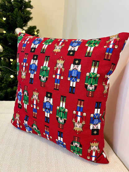 Christmas Cushion Cover - Nutcrackers