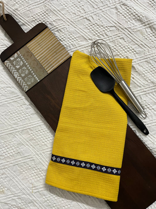 Kitchen Towel - Mustard hues