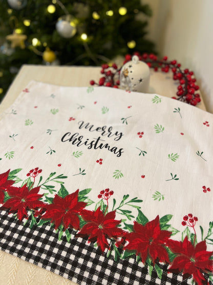 Christmas Hand Towel -  Merry Christmas