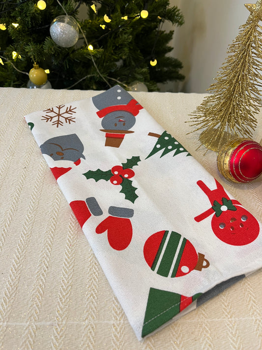 Christmas Kitchen Towel - Snowman