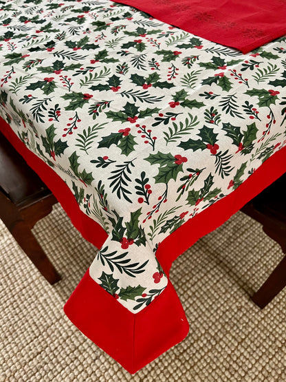 Christmas Tablecloth - Mistletoes