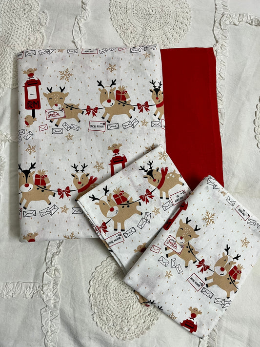 Christmas Bedsheet -Reindeer