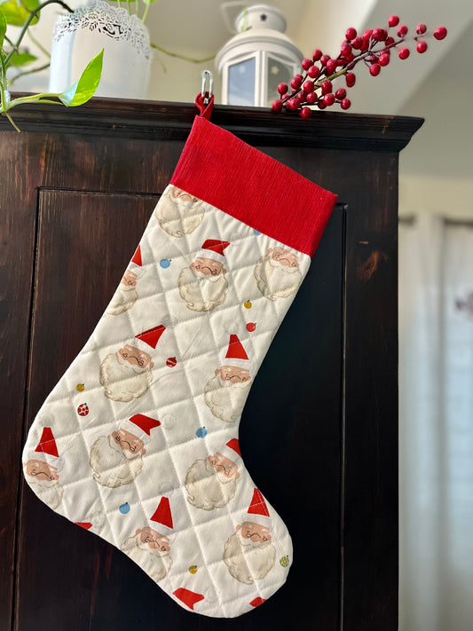 Christmas Stocking -  Santa