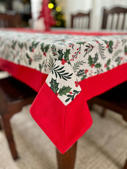 Christmas Tablecloth - Mistletoes