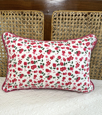 Cushion Cover Lumbar 12x18” - Pinkarnation