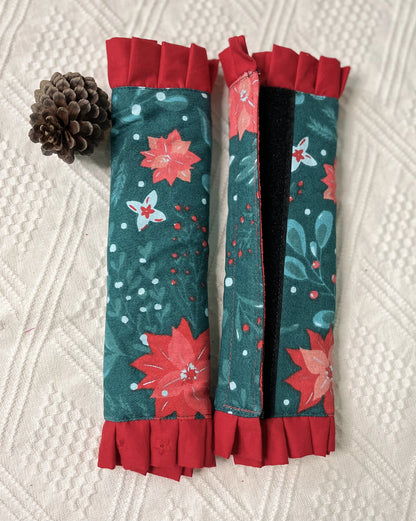 Fridge Handle Cover- Lil Poinsettias